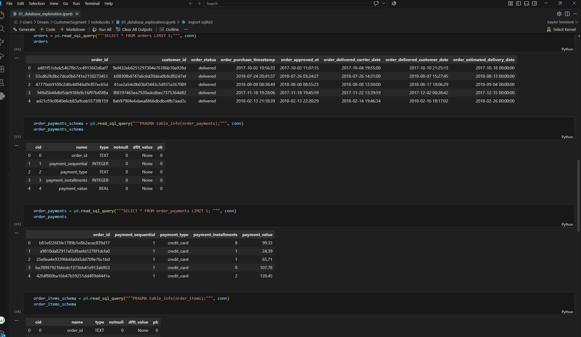 Customer segmentation dashboard and business insights
